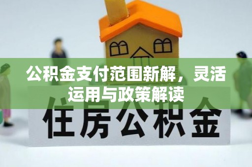 府谷公积金支付范围新解，灵活运用与政策解读