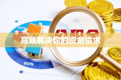 府谷高效解决你的资金需求