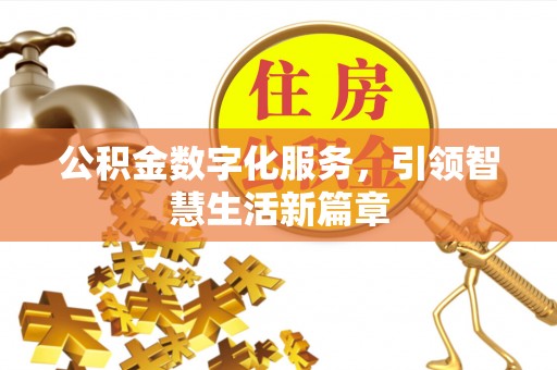府谷公积金数字化服务，引领智慧生活新篇章