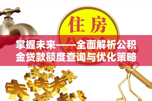 府谷掌握未来——全面解析公积金贷款额度查询与优化策略