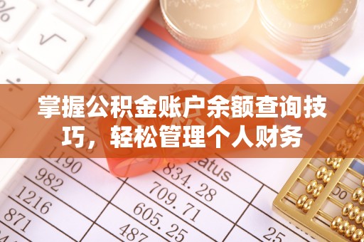 府谷掌握公积金账户余额查询技巧，轻松管理个人财务