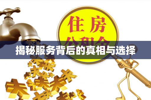 府谷揭秘服务背后的真相与选择