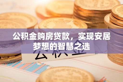 府谷公积金购房贷款，实现安居梦想的智慧之选