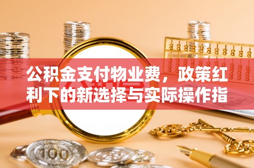 府谷公积金支付物业费，政策红利下的新选择与实际操作指南