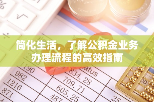 府谷简化生活，了解公积金业务办理流程的高效指南