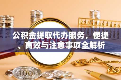 府谷公积金提取代办服务，便捷、高效与注意事项全解析