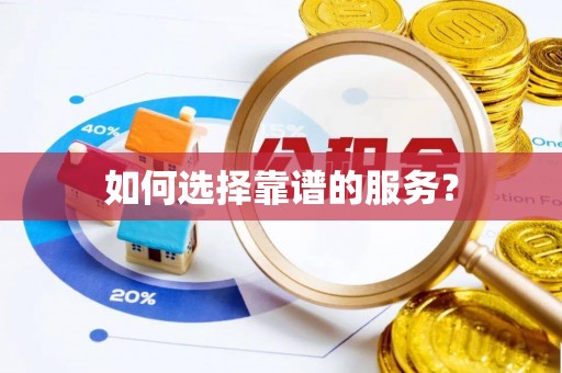 府谷如何选择靠谱的服务？
