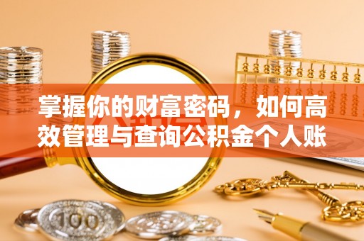 府谷掌握你的财富密码，如何高效管理与查询公积金个人账户信息