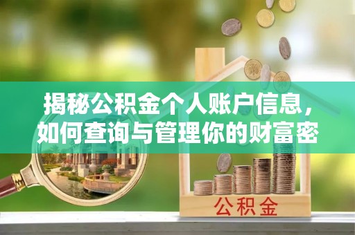 府谷揭秘公积金个人账户信息，如何查询与管理你的财富密码