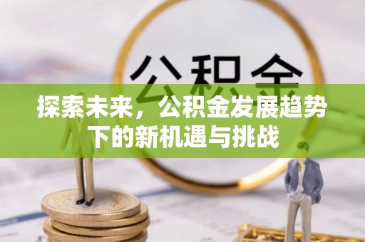 府谷探索未来，公积金发展趋势下的新机遇与挑战
