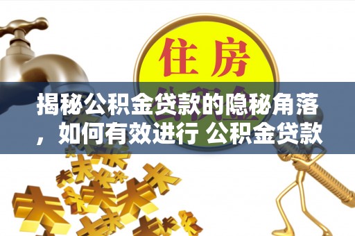 府谷揭秘公积金贷款的隐秘角落，如何有效进行 公积金贷款风险防控