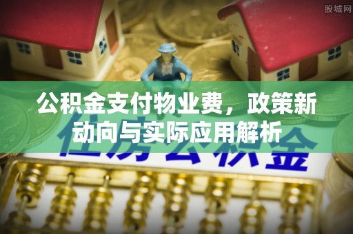 府谷公积金支付物业费，政策新动向与实际应用解析