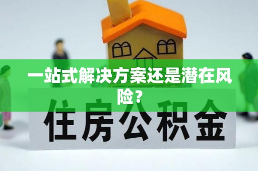 府谷一站式解决方案还是潜在风险？
